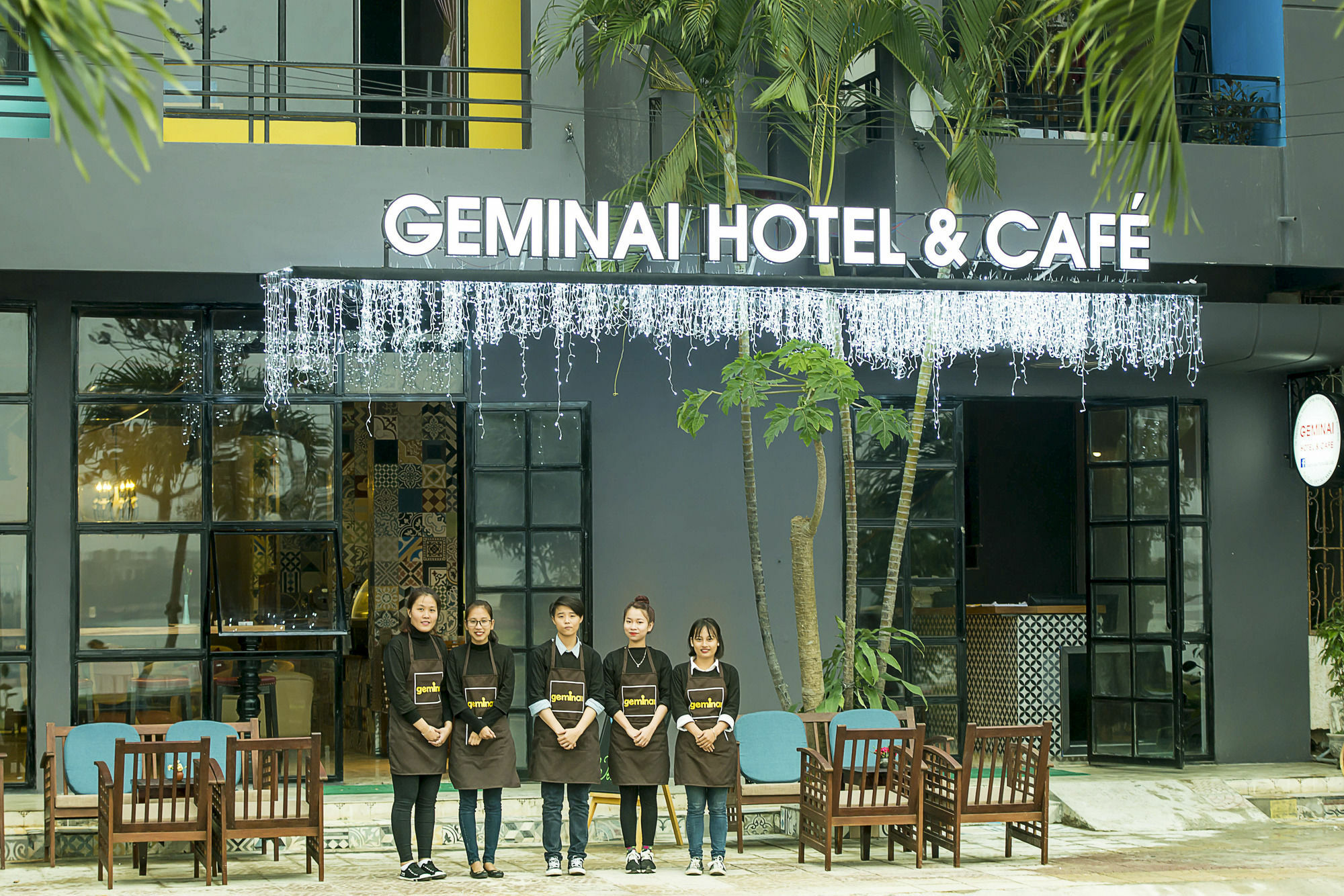 Geminai Hotel & Cafe Dong Hoi Exterior foto
